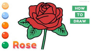 How to draw a rose in 10 minutes step by step real time it has been a long time since i made new how to draw video. How To Draw A Rose For Kids Drawing For Kids