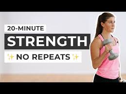full body strength workout no repeats