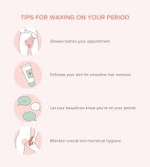 waxing on your period yes or no in