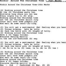 Song Rockin Around The Christmas Tree By John Marks With