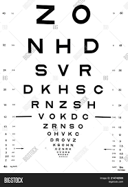 Snellen Eye Chart Image Photo Free Trial Bigstock