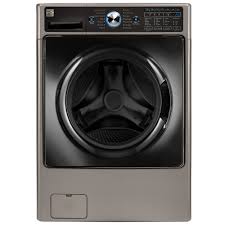 The front view of the kenmore elite 41472. Kenmore Elite 41683 4 5 Cu Ft Front Load Washer W Steam Accela Wash Metallic Silver