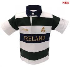 ireland kids rugby stripe shirt