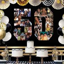 photos as party decorations