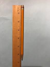 How many centimeters is a table. As Per Request My Pencil Is Now 6 6875 Inches Long As It Has No Eraser Notinteresting