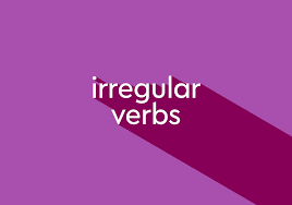 past present irregular verb exles