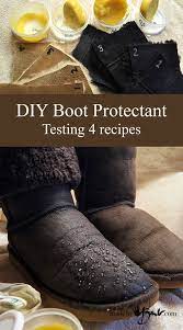 diy boot protectant testing 4 recipes