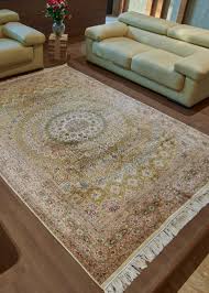 living room oriental silk carpet size 9