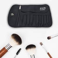 black cotton makeup brush bag whole