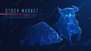 bullish market vectors stock psd