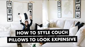 couch pillows to look expensive