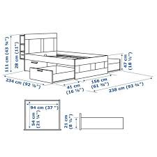 Ikea Brimnes Bed Frame W Storage