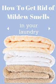 get the mildew smell out of laundry