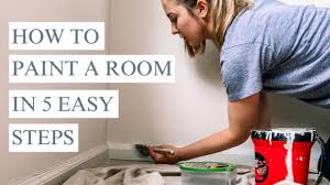 how to paint a room with carpeting in 5