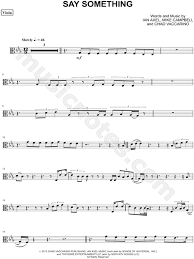 Free say something piano sheet music is provided for you. A Great Big World Say Something Viola Sheet Music In Eb Major Download Print Sku Mn0127009