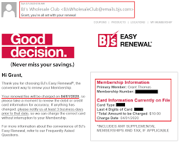 easy renewal cancel membership