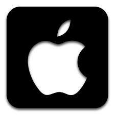 app apple logo icon black icons
