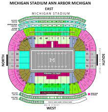 michigan stadium seating plan ticket