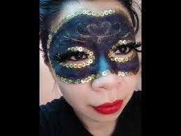 mardi gras makeup tutorial masquerade