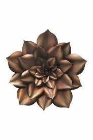 Golden Metal Big Lotus Flower Sculpture
