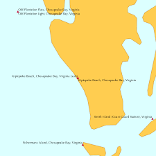 Kiptopeke Beach Chesapeake Bay Virginia Sub Tide Chart