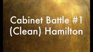 cabinet battle 1 clean hamilton