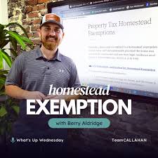 it s homestead exemption time team