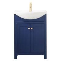 Buy products such as mainstays farmhouse 17.75 inch single sink bathroom vanity with top, assembly required at walmart and. Single Sink Bathroom Vanities Walmart Com