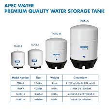 Apec Tank 14 14 Gallon Pre Pressurized Reverse Osmosis Water Storage Tank