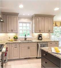 Taupe Kitchen Cabinets