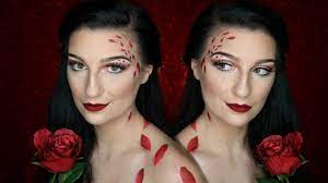 rose petal makeup tutorial and body