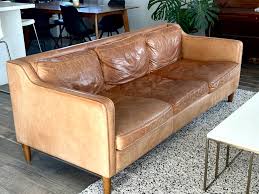 west elm hamilton leather sofa