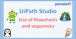 flowchart and sequence in uipath