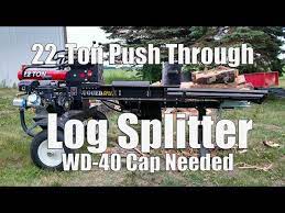 lefty log splitter ruggedmade 22 ton