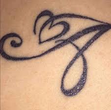 60 amazing a letter tattoo designs and