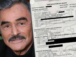 Explore quality news images, pictures from top photographers around the world. Burt Reynolds Death Certificate Shows Legendary Actor Was Cremated