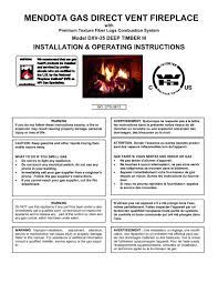 Gas Fireplace Model Dxv35 Deep Timber