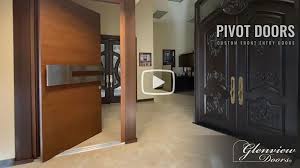 pivot front doors modern entry doors
