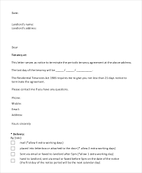 7 Lease Termination Letters Free Word Pdf Documents