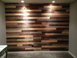 reclaimed wood accent wall diy pallet wall