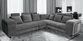 amanda fabric 6 seater corner sofa