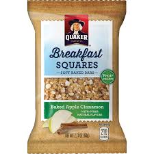quaker oats foods breakfast squares