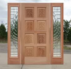 8 Panel Exterior Solid Wooden Door