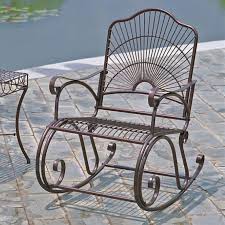 Outdoor Rocking Chairs Iron Patio