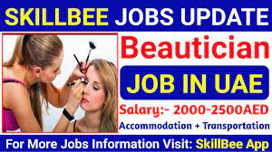 job in uae role beautician