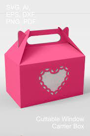 gift box template svg