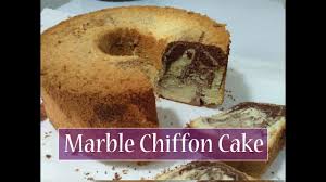 simple marble chiffon cake you