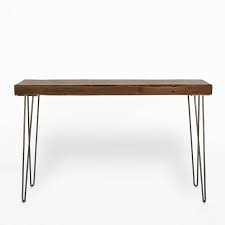 Mid Century Rustic Console Table
