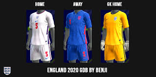 Normally, the european football calendar would be well underway by now; England Kits 2020 By Benji Pes Patch