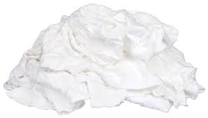 Recycled White Cloth Rags